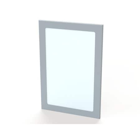 Saginaw Control & Engineering Window, 15-1/2 in. H x 10-1/2 in. W x 0.38 in. L, Carbon Steel, Polycarbonate SCE-PWK138NF